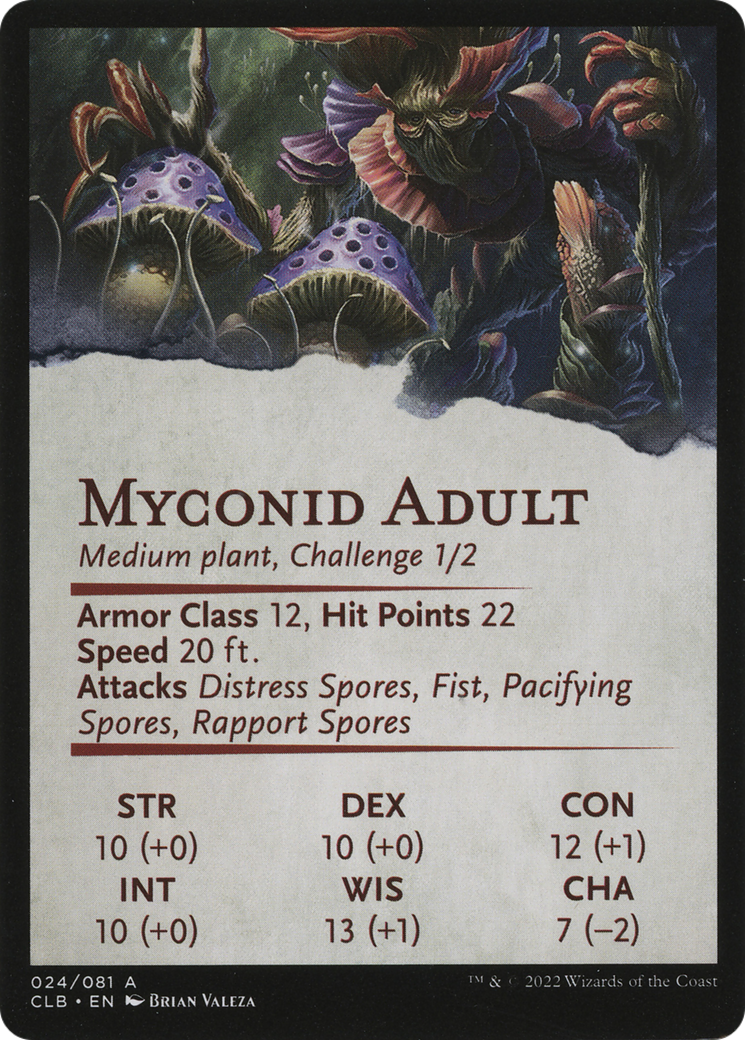 Myconid Spore Tender // Myconid Spore Tender (ACLB-024) - Battle for Baldur's Gate Art Series (Borderless)-2