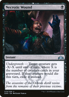 Necrotic Wound [Guilds of Ravnica]-1