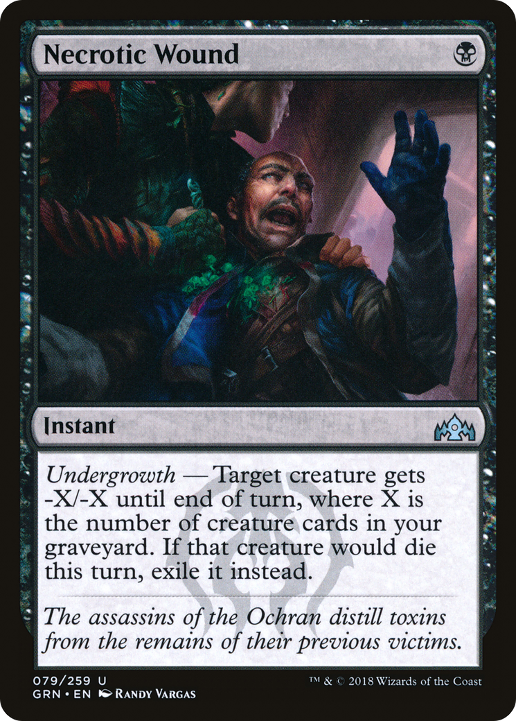 Necrotic Wound [Guilds of Ravnica]-1