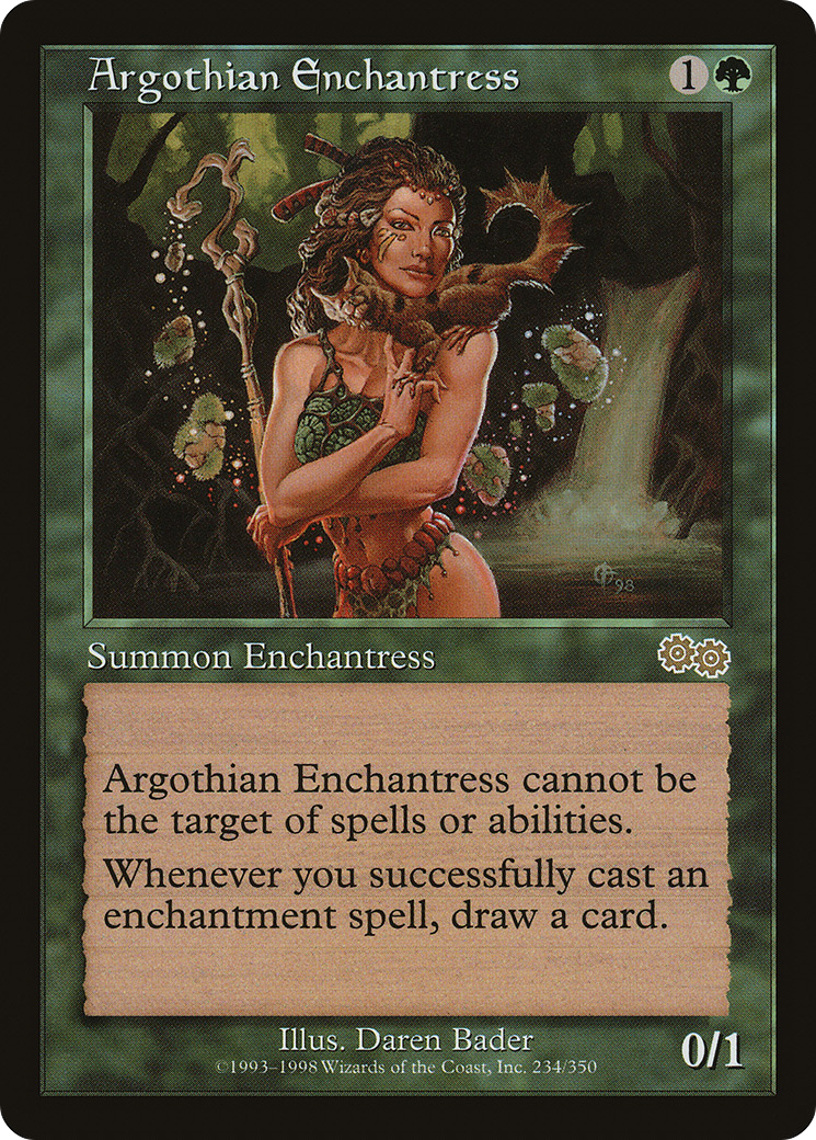 Argothian Enchantress [Urza's Saga]-1