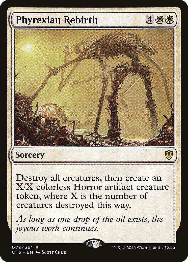 Phyrexian Rebirth [Commander 2016]-1