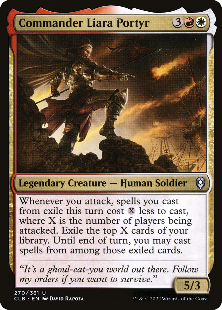 Commander Liara Portyr (CLB-270) - Commander Legends: Battle for Baldur's Gate Foil-1