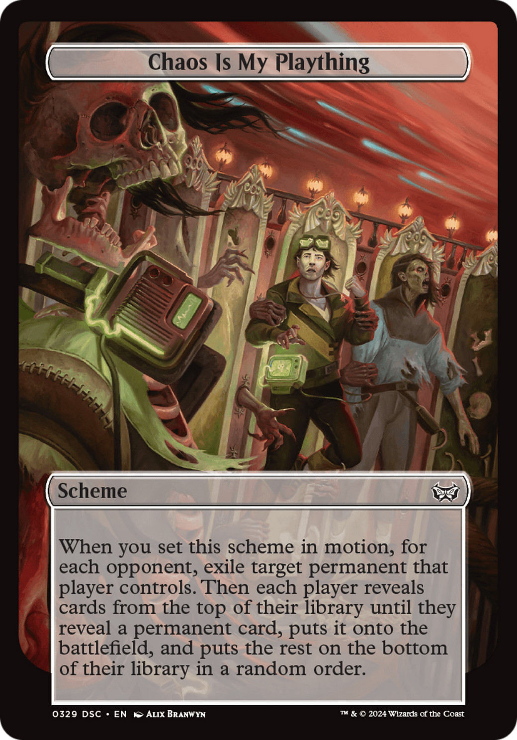 Chaos is My Plaything (Full Art) [Duskmourn: Archenemy]-3