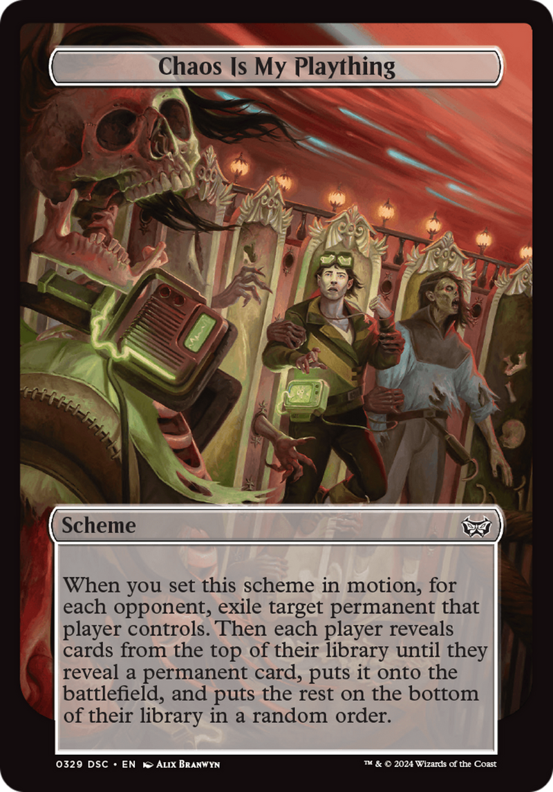Chaos is My Plaything (Full Art) [Duskmourn: Archenemy]-3