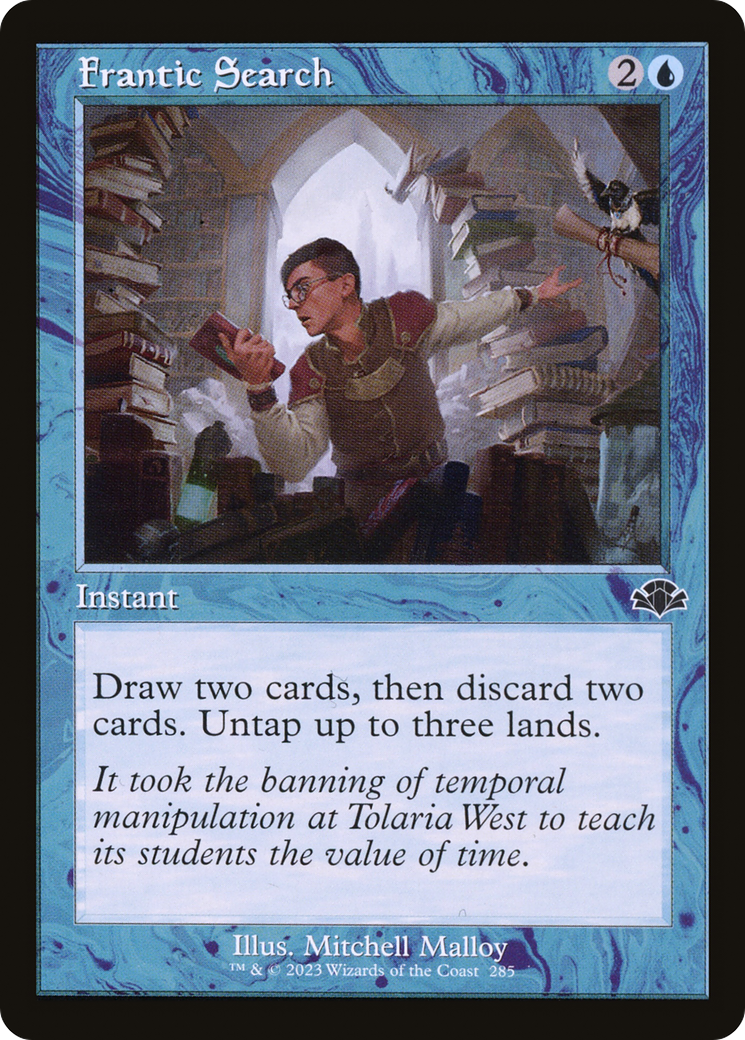 Frantic Search (Retro) [Dominaria Remastered]-1