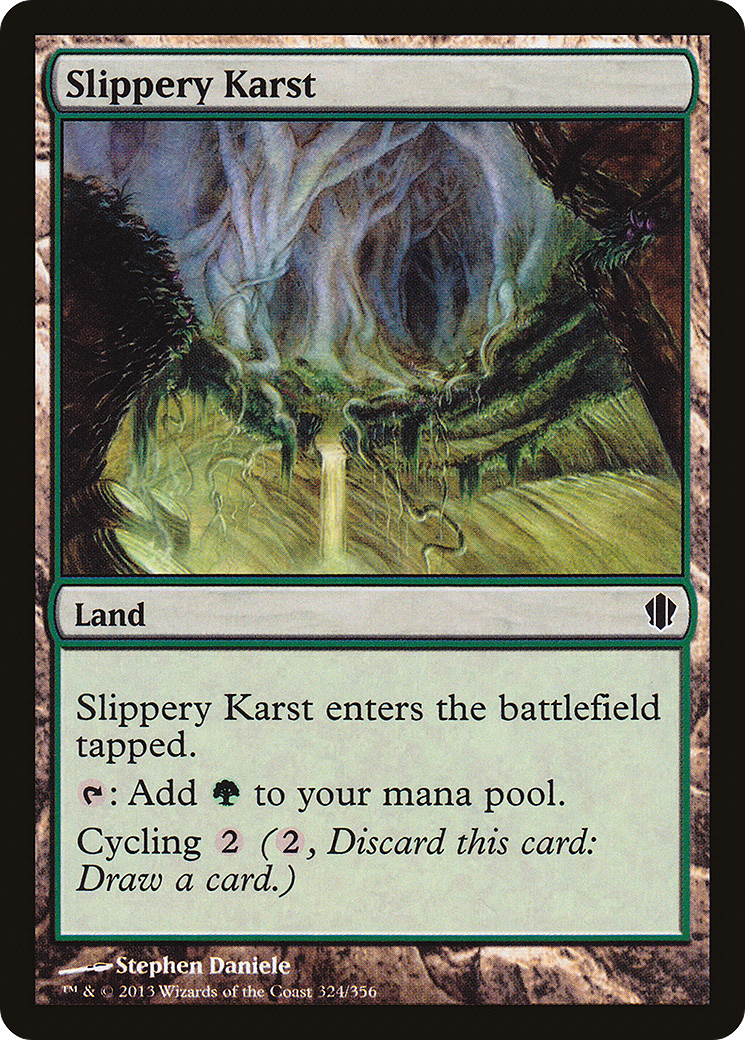 Slippery Karst [Commander 2013]-1