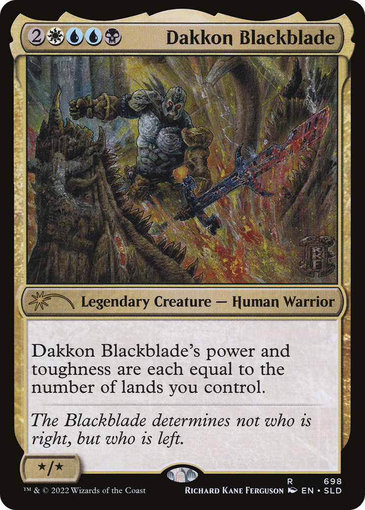 Dakkon Blackblade [Secret Lair Drop Promos]-1