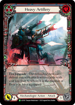 Heavy Artillery (Blue) [LGS193] (Promo)  Rainbow Foil-1