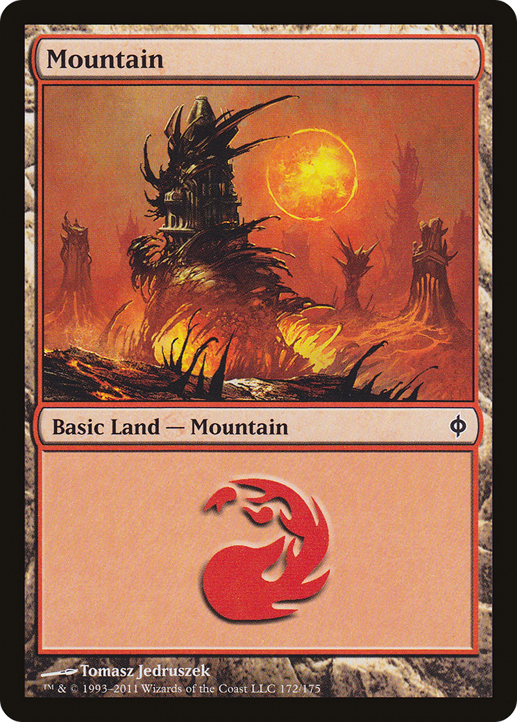 Mountain (172) [New Phyrexia]-1
