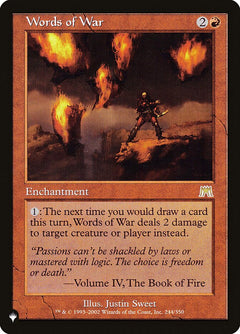 Words of War [The List]-1