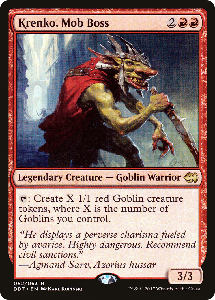 Krenko, Mob Boss [Duel Decks: Merfolk vs. Goblins]-1