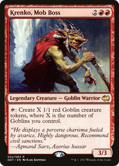 Krenko, Mob Boss [Duel Decks: Merfolk vs. Goblins]-1