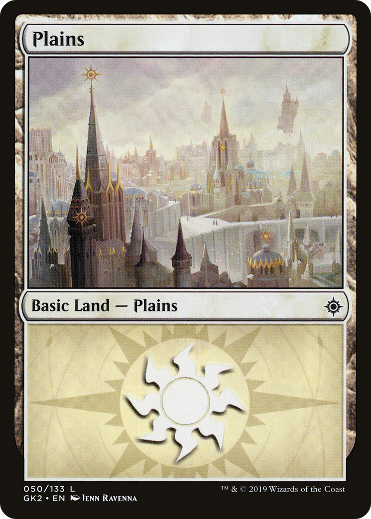 Plains (50) [Ravnica Allegiance Guild Kit]-1