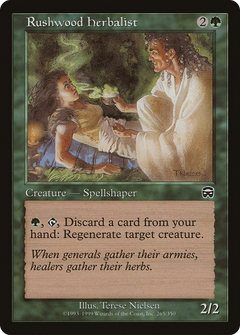 Rushwood Herbalist [Mercadian Masques]-1