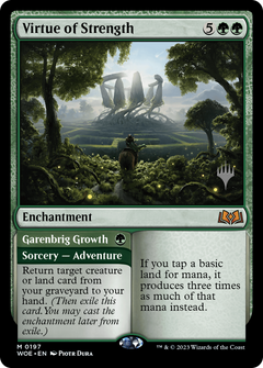 Virtue of Strength (PPWOE-197) - Wilds of Eldraine Promos-1