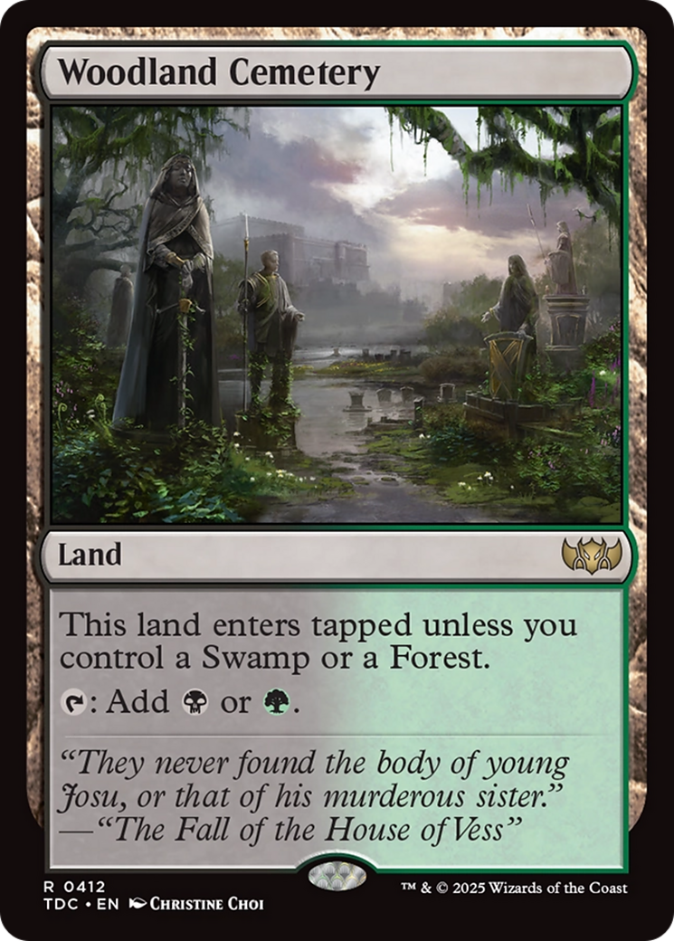 Woodland Cemetery [Tarkir: Dragonstorm Commander]-1
