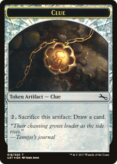Clue // Clue Double-Sided Token [Unstable Tokens]-3