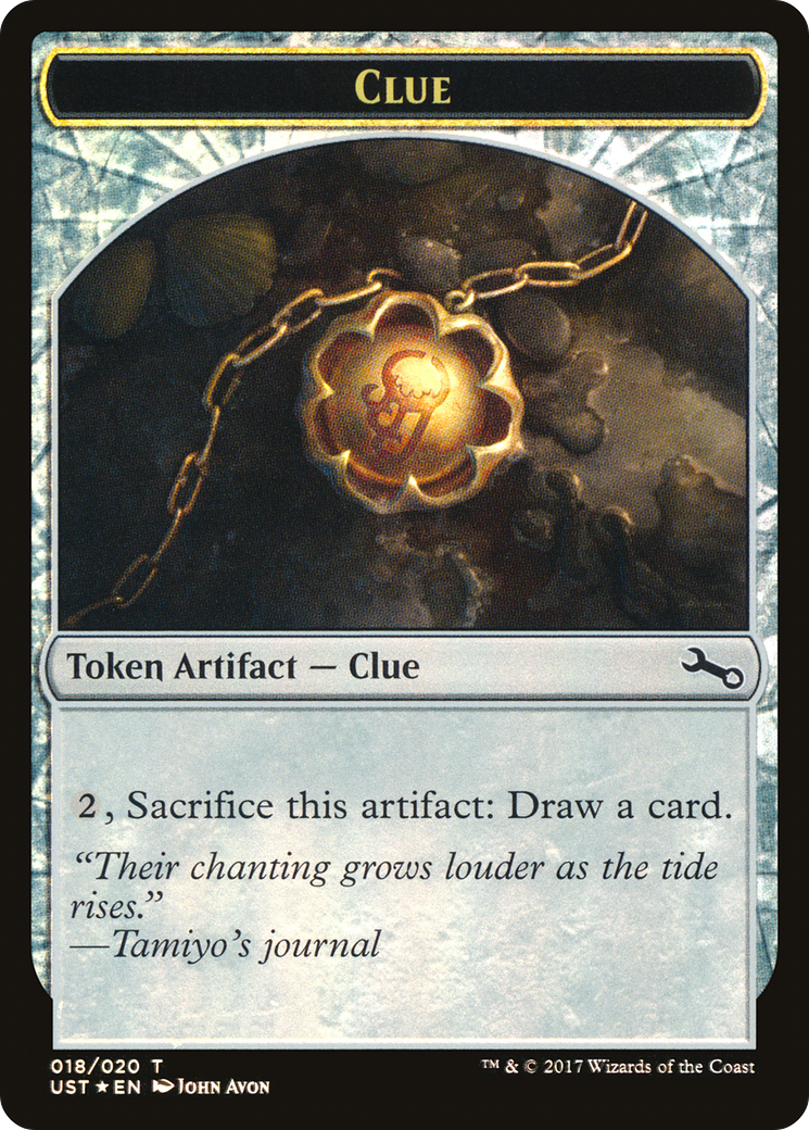 Clue // Clue Double-Sided Token [Unstable Tokens]-3