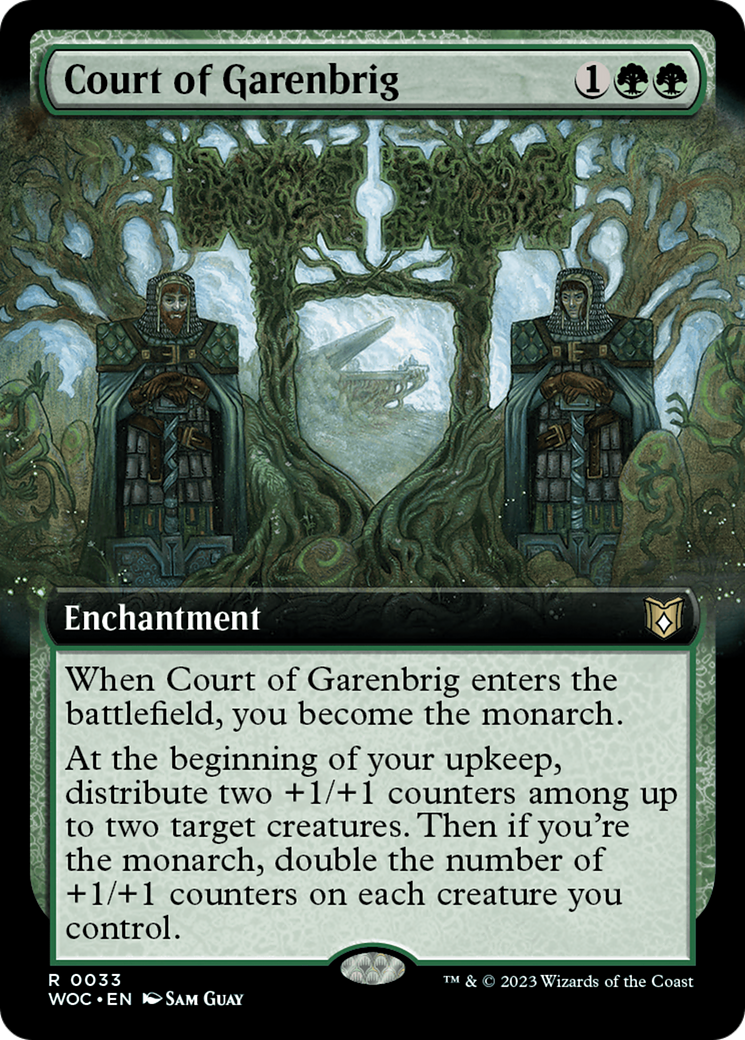 Court of Garenbrig (Extended Art) [Wilds of Eldraine Commander]-1