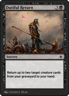 Dutiful Return (KTK-71Y) - Khans of Tarkir-1