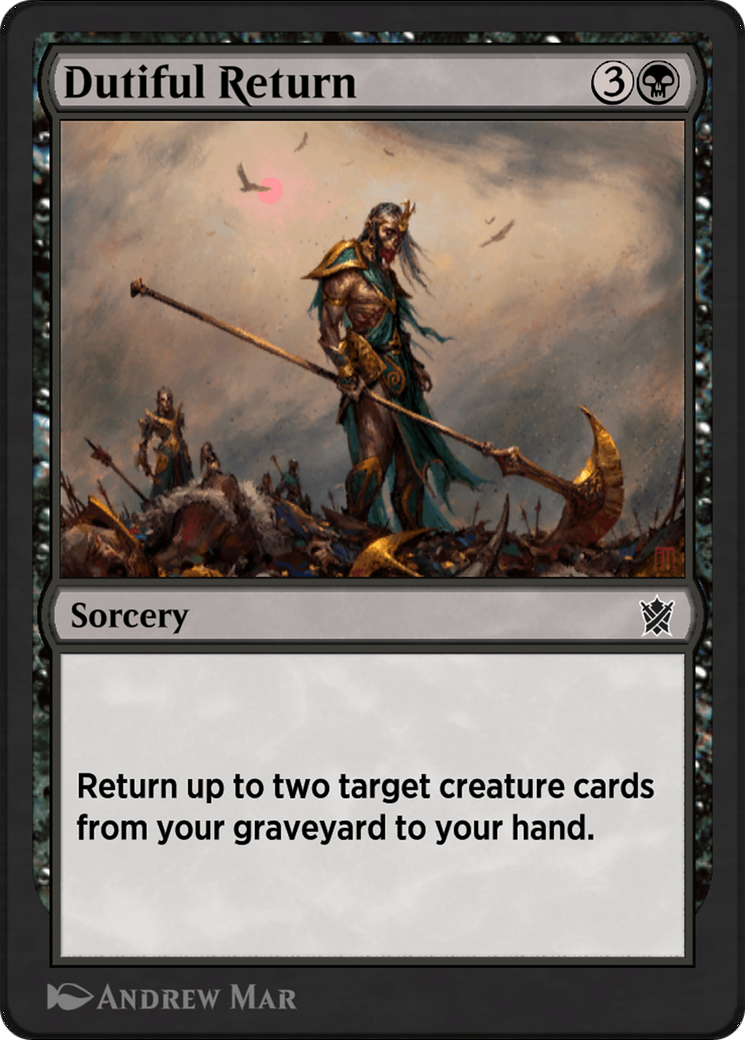 Dutiful Return (KTK-71Y) - Khans of Tarkir-1