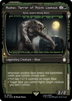 Ruzka, Terror of Point Lookout - Ayula, Queen Among Bears (Showcase) (Surge Foil) [Fallout]-1