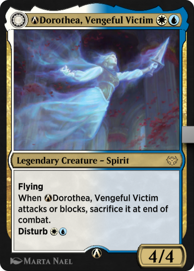 A-Dorothea, Vengeful Victim // A-Dorothea's Retribution (VOW-A-235) - Innistrad: Crimson Vow: (Double Faced Transform)-1
