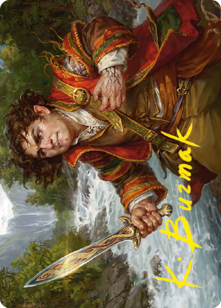 Frodo Baggins // Frodo Baggins (ALTR-016) - Tales of Middle-earth Art Series (Borderless) Foil-1