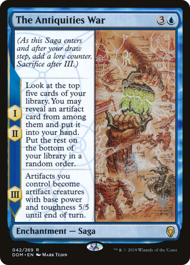 The Antiquities War (Promo Pack) [Dominaria Promos]-1