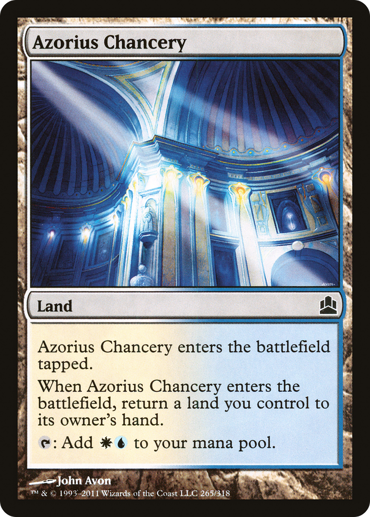 Azorius Chancery [Commander 2011]-1