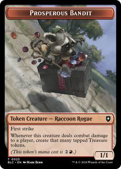 Prosperous Bandit (TBLC-023) - Bloomburrow Commander Tokens-1