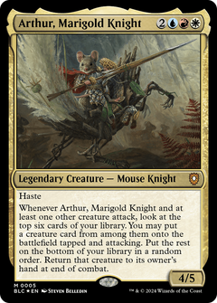 Arthur, Marigold Knight [Bloomburrow Commander]-1