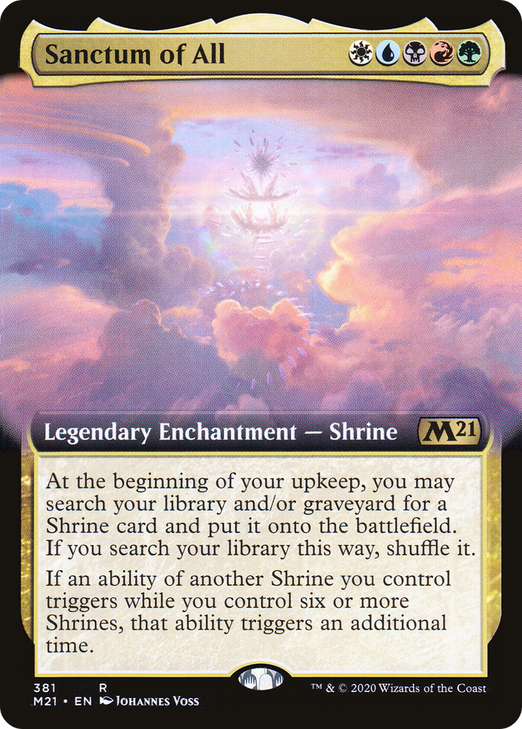 Sanctum of All (Extended Art) [Core Set 2021]-1