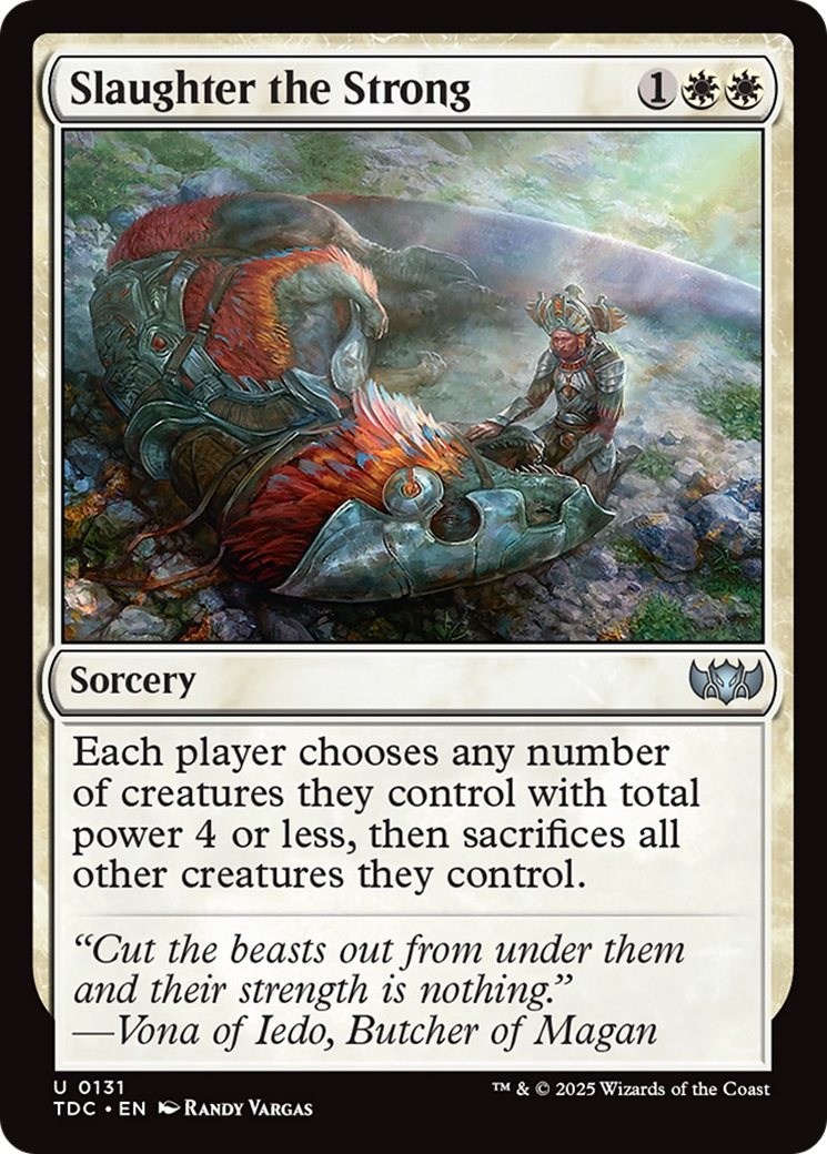 Slaughter the Strong [Tarkir: Dragonstorm Commander]-1