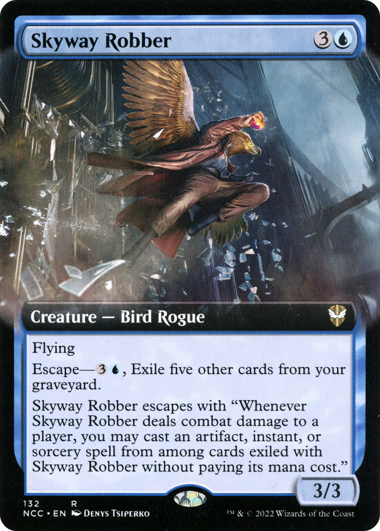 Skyway Robber (Extended Art) [Streets of New Capenna Commander]-1