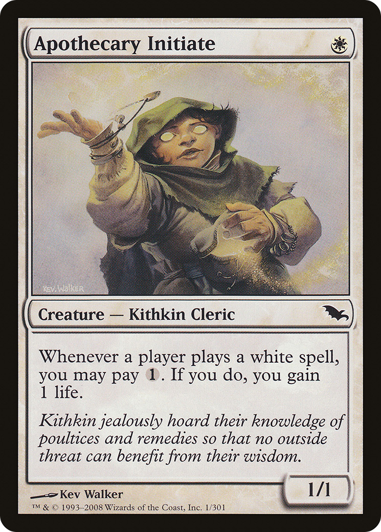 Apothecary Initiate [Shadowmoor]-1