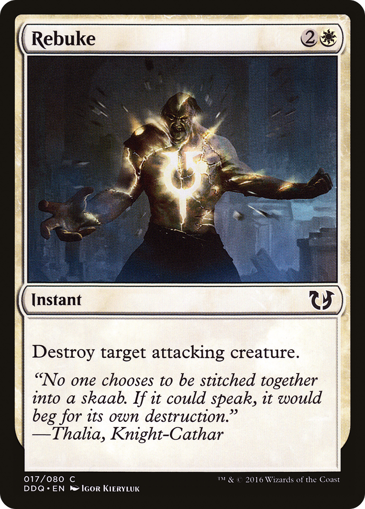 Rebuke [Duel Decks: Blessed vs. Cursed]-1