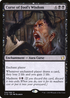Curse of Fool's Wisdom [Commander 2019]-1