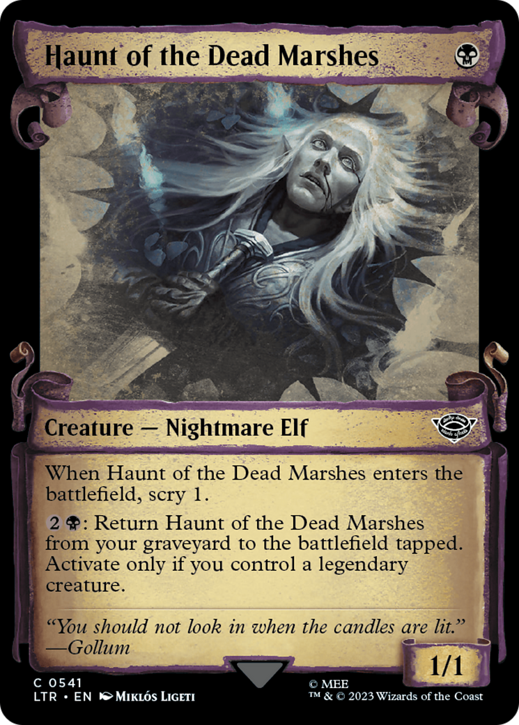 Haunt of the Dead Marshes [The Lord of the Rings: Tales of Middle-Earth Showcase Scrolls]-1