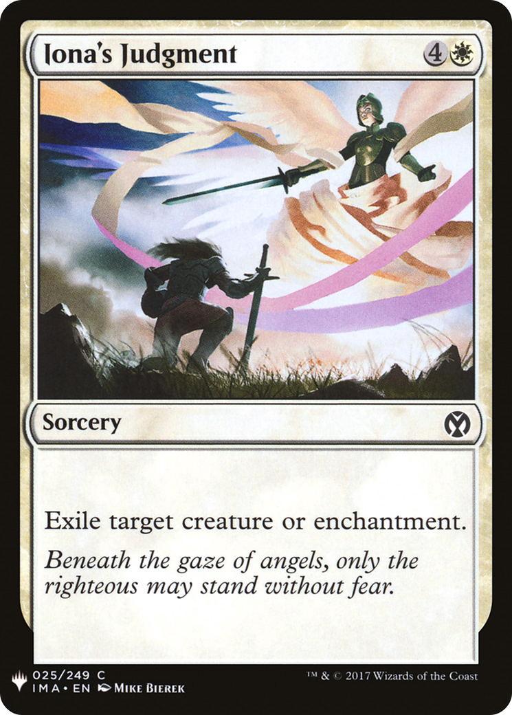 Iona's Judgment [Mystery Booster]-1