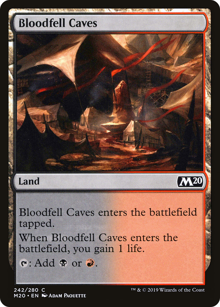 Bloodfell Caves [Core Set 2020]-1