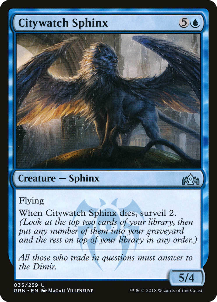 Citywatch Sphinx [Guilds of Ravnica]-1