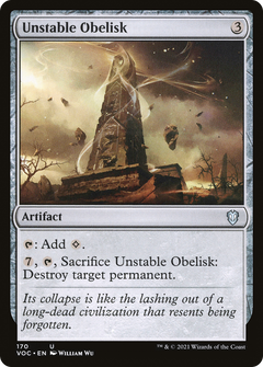 Unstable Obelisk (VOC-170) - Crimson Vow Commander-1