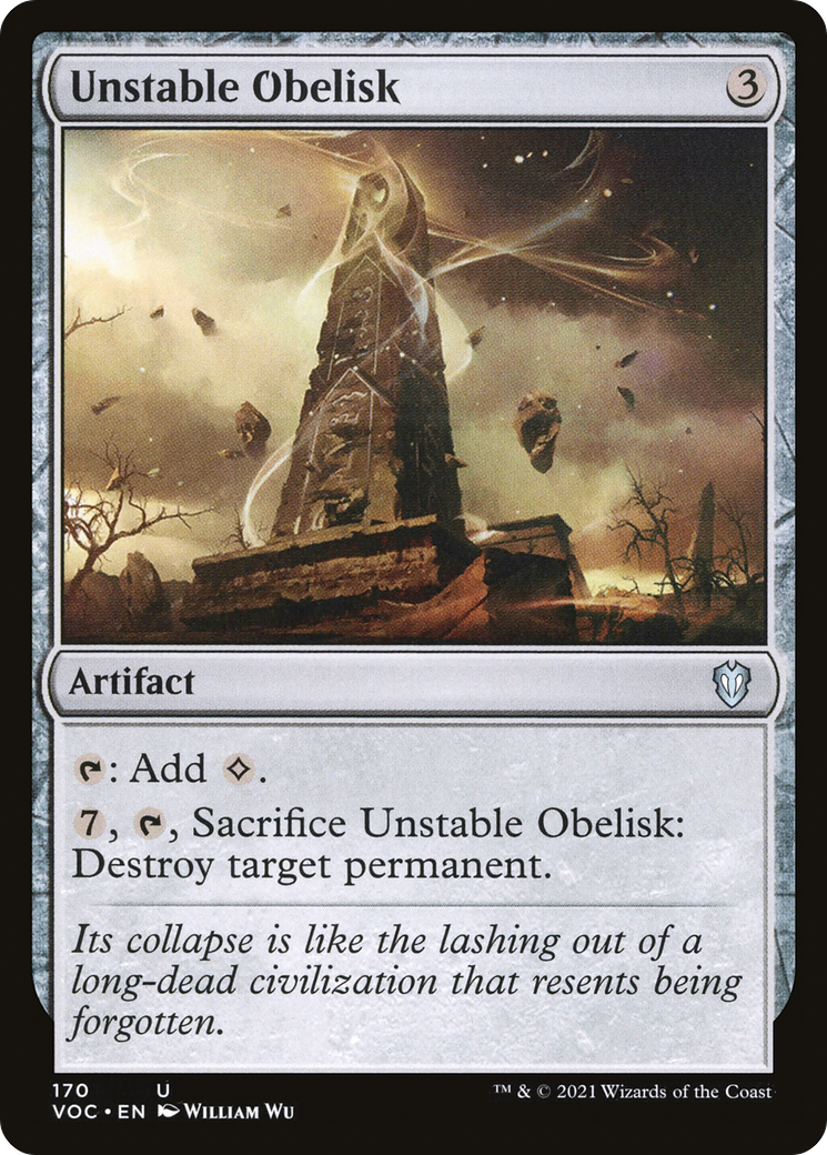 Unstable Obelisk (VOC-170) - Crimson Vow Commander-1