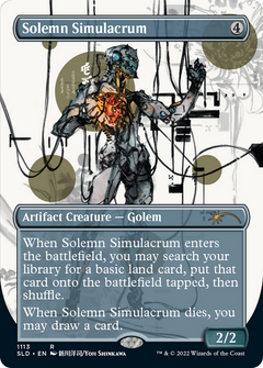 Solemn Simulacrum (1113) (Borderless) [Secret Lair Drop Series]-1