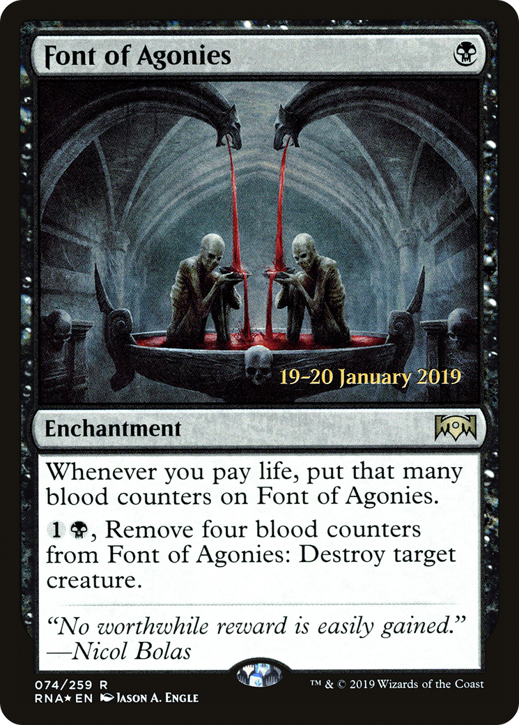 Font of Agonies [Ravnica Allegiance Prerelease Promos]-1