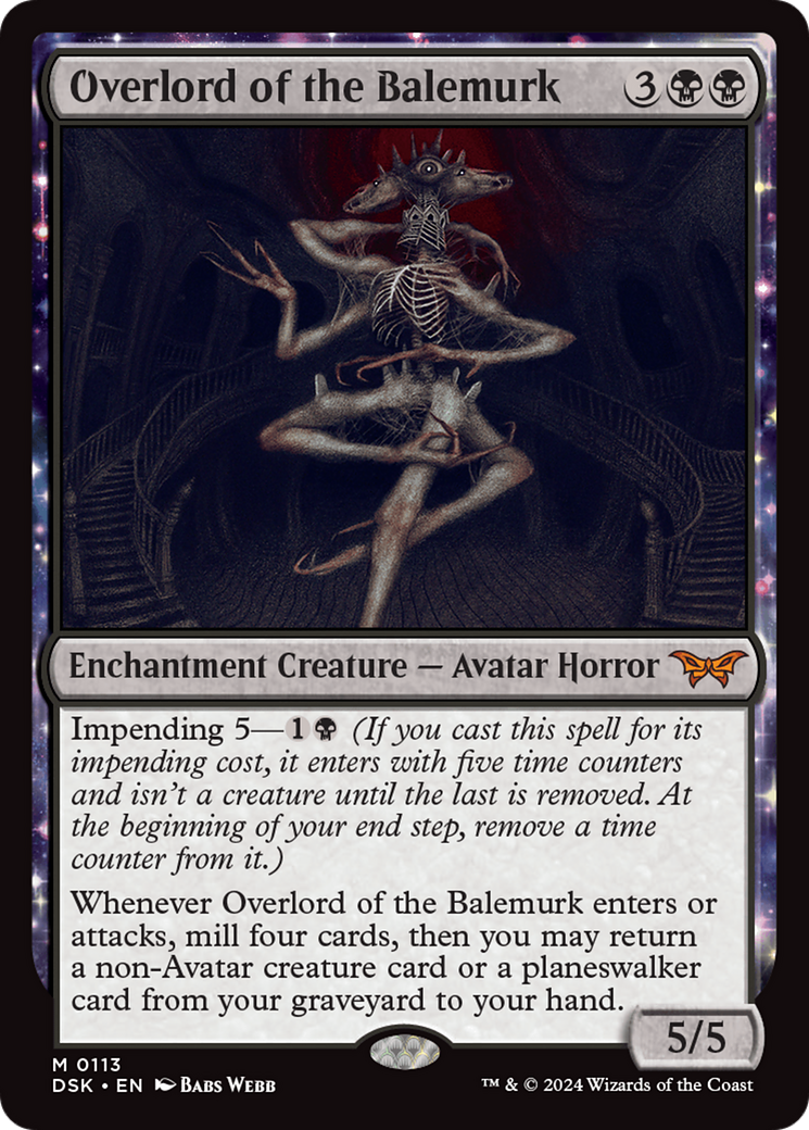 Overlord of the Balemurk [Duskmourn: House of Horror]-1