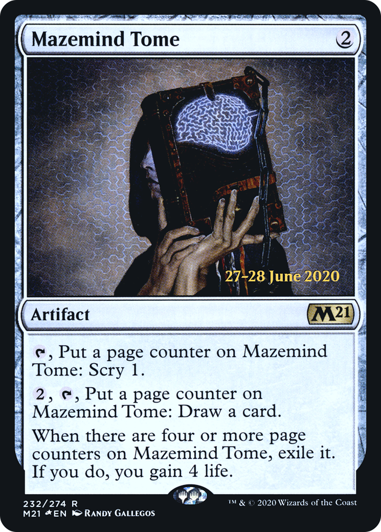 Mazemind Tome [Core Set 2021 Prerelease Promos]-1
