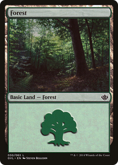 Forest (30) (Garruk vs. Liliana) [Duel Decks Anthology]-1