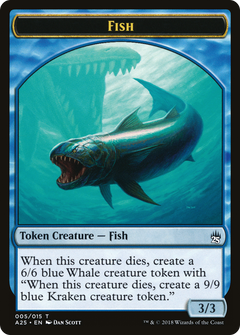 Fish Token [Masters 25 Tokens]-1